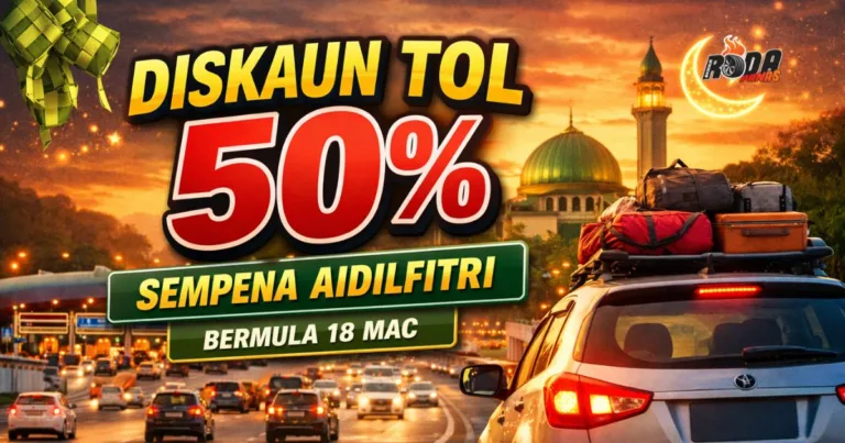 Diskaun Tol 50% Sempena Aidilfitri Bermula 18 Mac