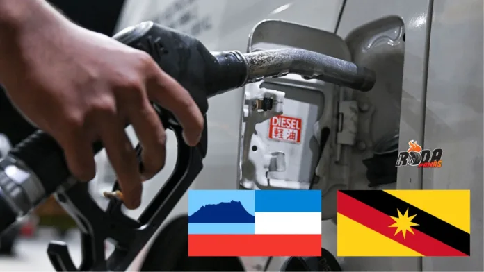 harga diesel Sabah Sarawak