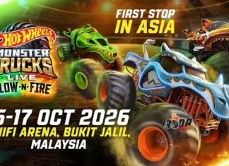 Hot Wheels Monster Trucks Live Glow N Fire Debut Di Malaysia
