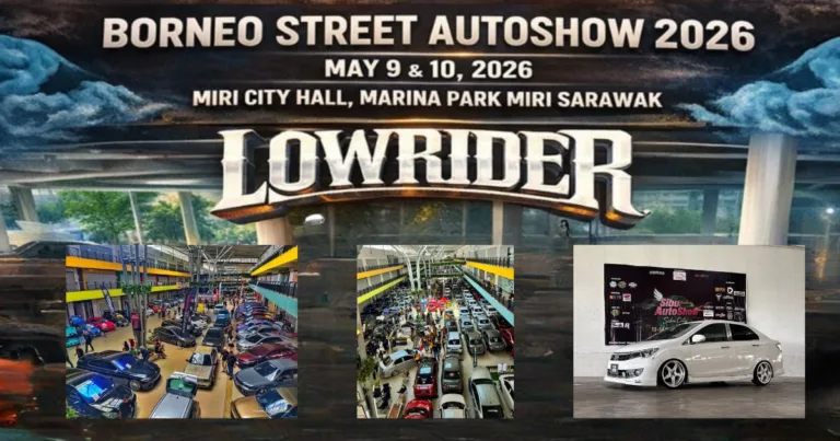 Borneo Street Autoshow 2026 Kembali, Himpunkan Komuniti Automotif & Hobi Di Miri