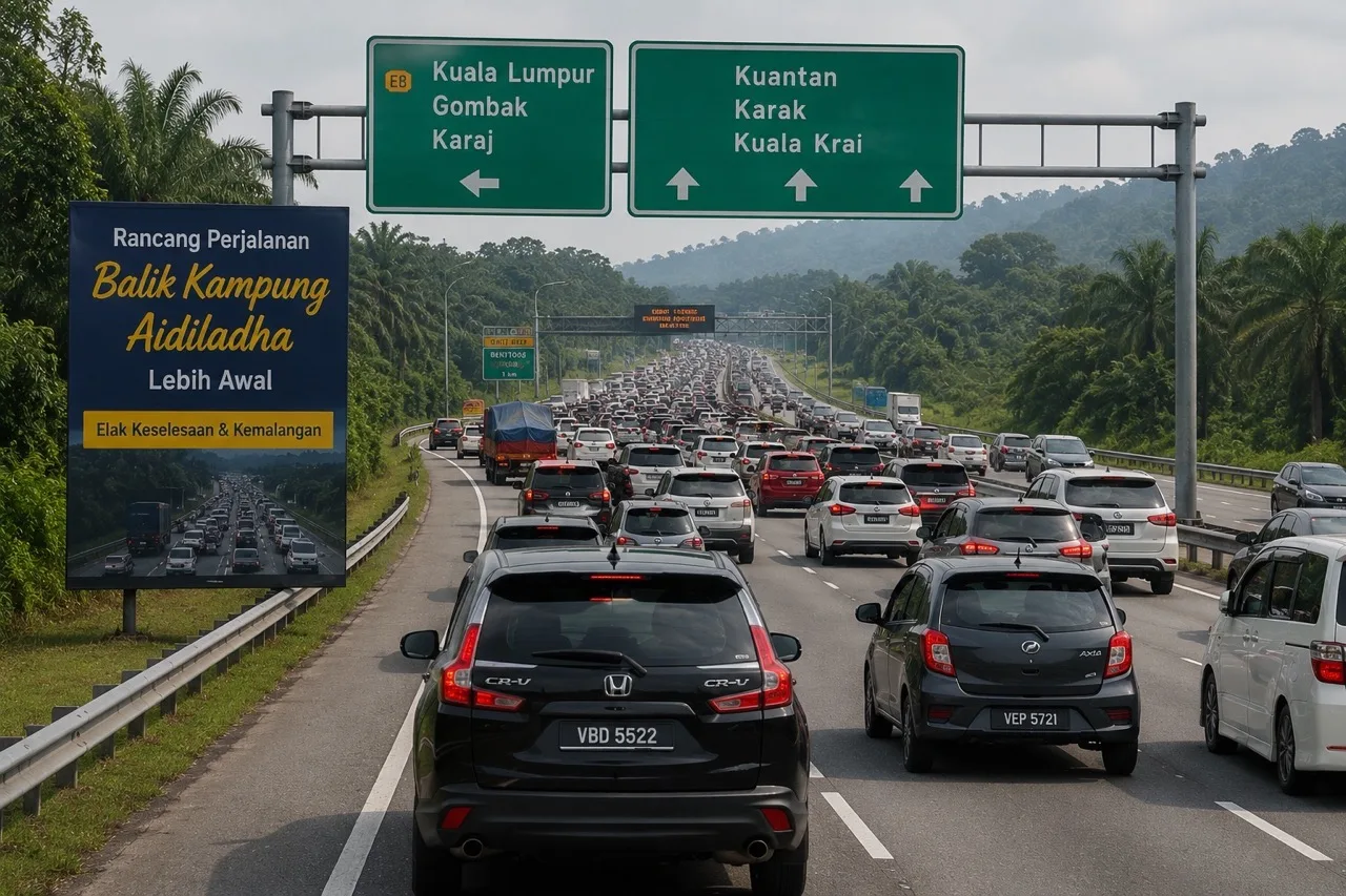 Tip Pemanduan Selamat Sebelum Balik Kampung Aidiladha