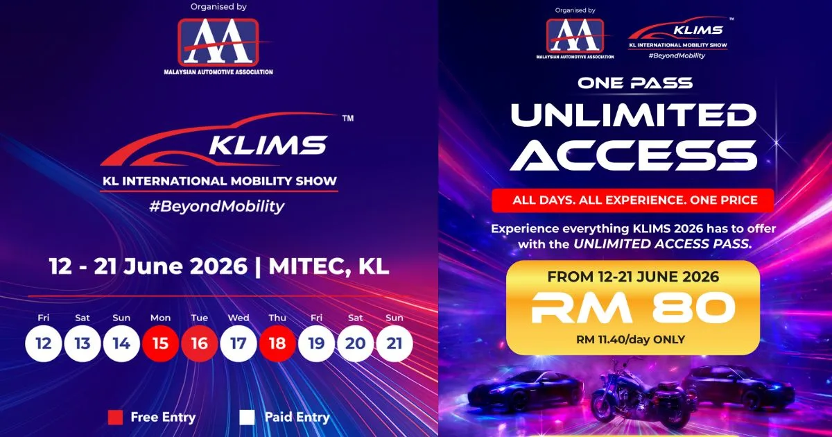 KLIMS 2026 Kembali Dengan Lebih Banyak Jenama Automotif & Aktiviti 3 KLIMS 2026 Kembali Dengan Lebih Banyak Jenama Automotif & Aktiviti
