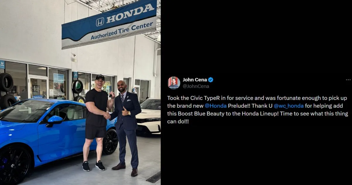 John Cena Beli Honda Lagi, Tambah Koleksi Prelude 2026