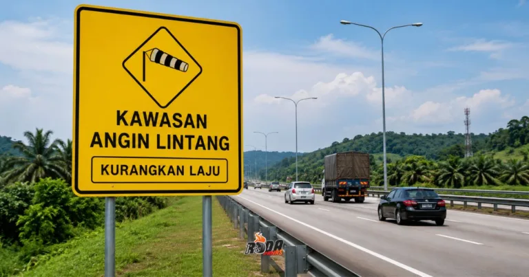 Kawasan Angin Lintang Di Lebuh Raya, Bahaya Yang Ramai Pemandu Pandang Ringan