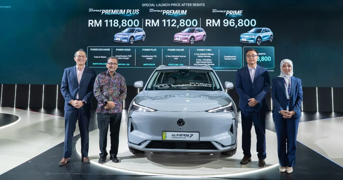 Proton Perkenal e.MAS 7 Premium Plus, EV Dengan Tempat Duduk Urut dan Jarak 450km 2 Proton Perkenal e.MAS 7 Premium Plus, EV Dengan Tempat Duduk Urut dan Jarak 450km