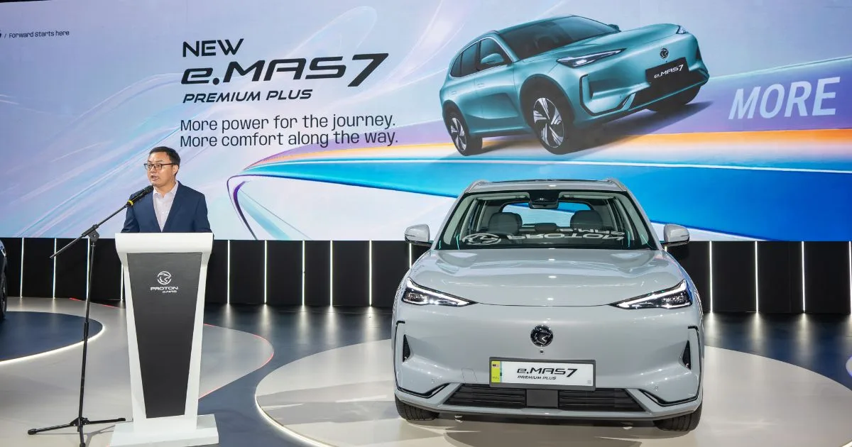 Proton Perkenal e.MAS 7 Premium Plus, EV Dengan Tempat Duduk Urut dan Jarak 450km 3 Proton Perkenal e.MAS 7 Premium Plus, EV Dengan Tempat Duduk Urut dan Jarak 450km