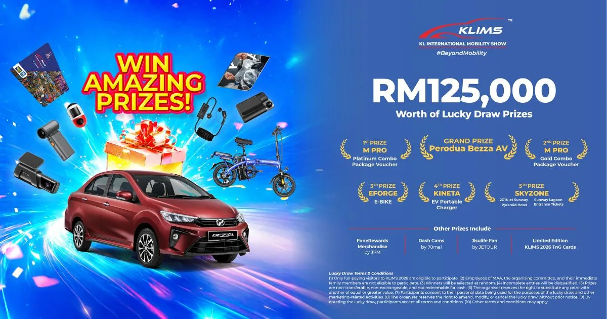 KLIMS 2026 Dibuka Secara Rasmi Kepada Pengunjung, Mobiliti Hijau Terajui Masa Depan Industri Automotif Malaysia 5 KLIMS 2026 Dibuka Secara Rasmi Kepada Pengunjung, Mobiliti Hijau Terajui Masa Depan Industri Automotif Malaysia