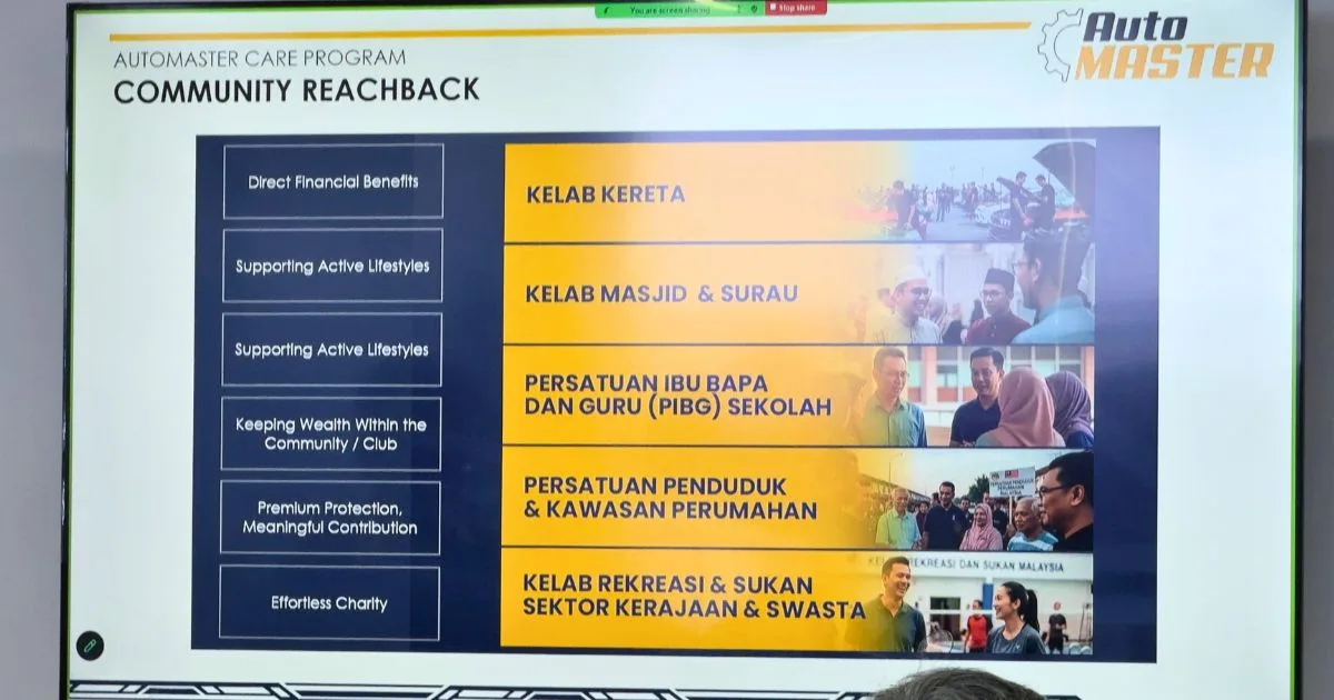Tukar Minyak Enjin, Dapat Perlindungan Kemalangan Percuma Melalui AutoMaster Care 5 Tukar Minyak Enjin, Dapat Perlindungan Kemalangan Percuma Melalui AutoMaster Care