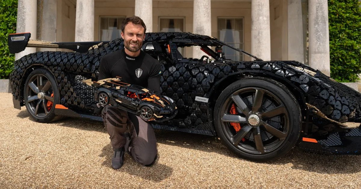 Kereta LEGO Terpantas Pernah Dibina, Catat 111 km/j di Goodwood 2 Kereta LEGO Terpantas Pernah Dibina, Catat 111 km/j di Goodwood