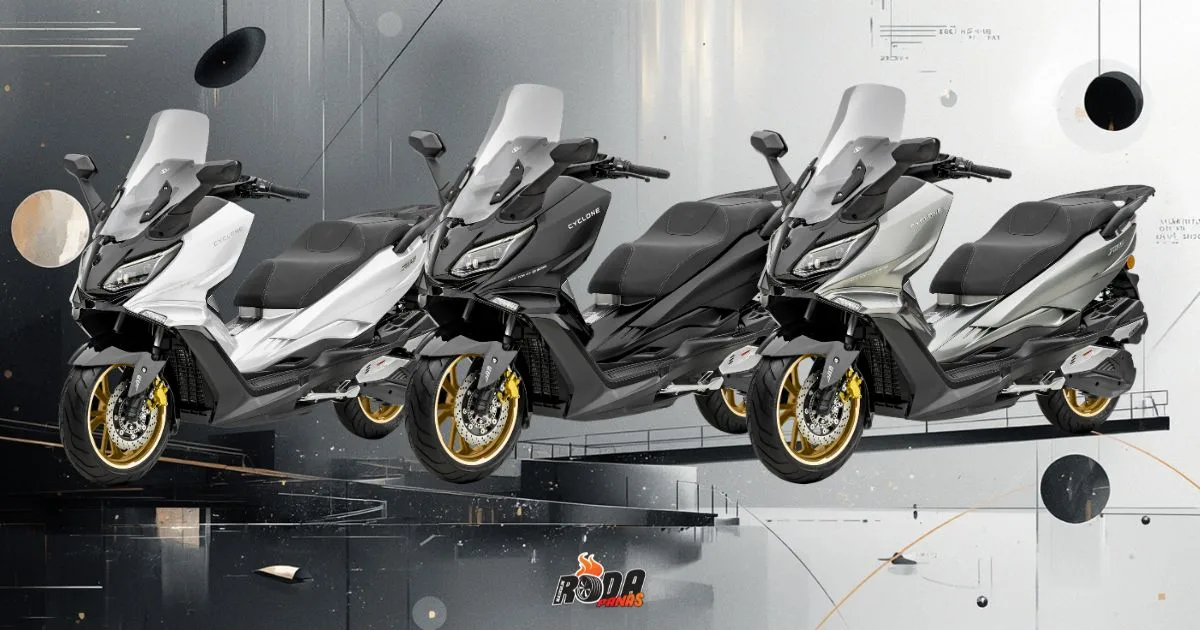 Cyclone RT5 Masuk Pasaran Malaysia, Bawa Pakej Maxi Scooter Yang Lengkap 13 RT5
