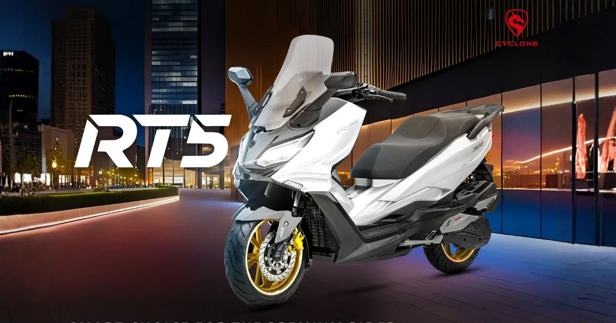 Cyclone RT5 Masuk Pasaran Malaysia, Bawa Pakej Maxi Scooter Yang Lengkap 8 Cyclone RT5 Masuk Pasaran Malaysia, Bawa Pakej Maxi Scooter Yang Lengkap