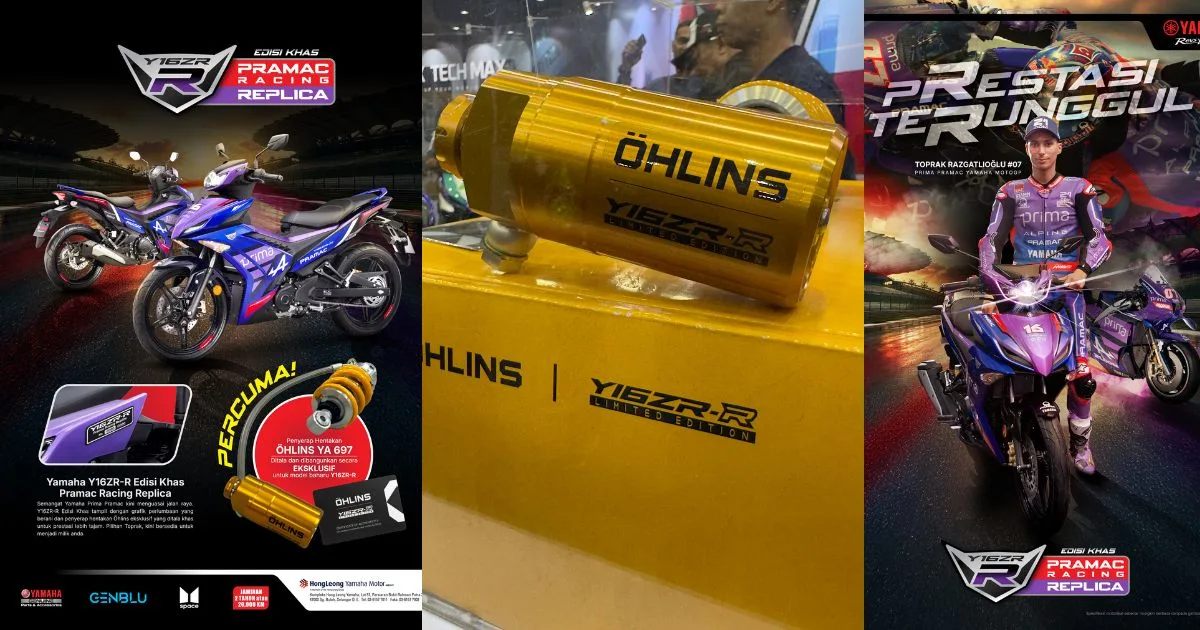 Yamaha Y16ZR-R Pramac Racing Replica Hadir Dengan Suspensi Öhlins 11 Yamaha Y16ZR-R Pramac Racing Replica Hadir Dengan Suspensi Öhlins