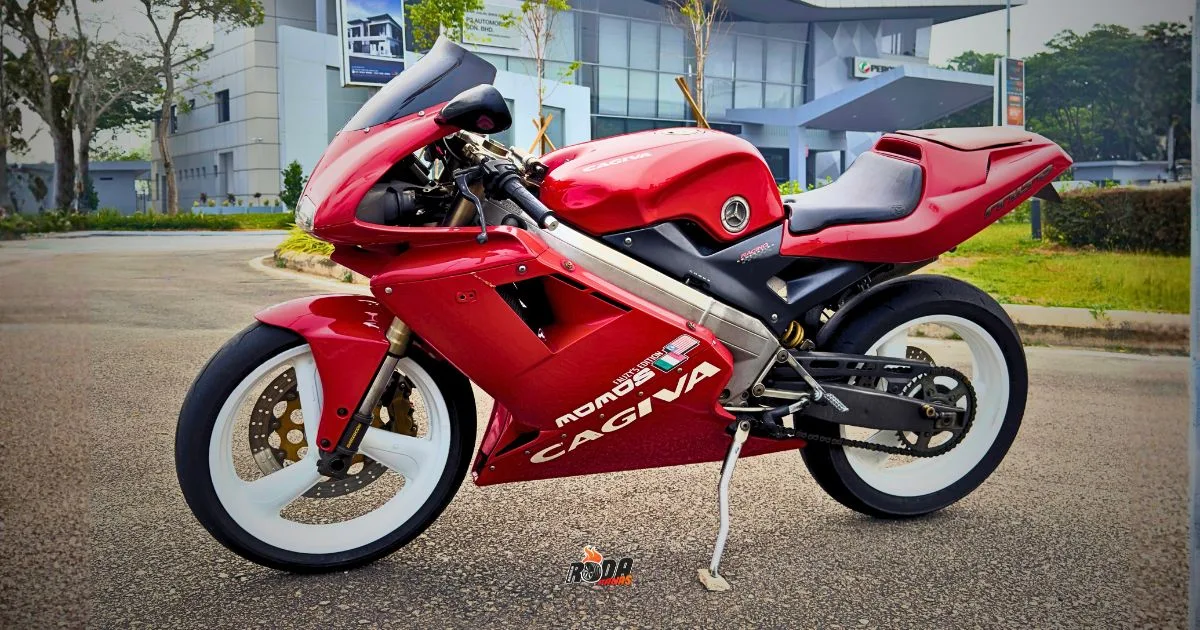 MOMOS Cagiva Mito 125 Fauzy’s Edition, Ikon 2T Rare di Malaysia