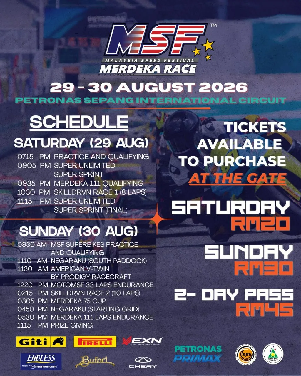 MSF Merdeka Race 2026 Bawa Cabaran 111 Pusingan Sejauh 615 KM