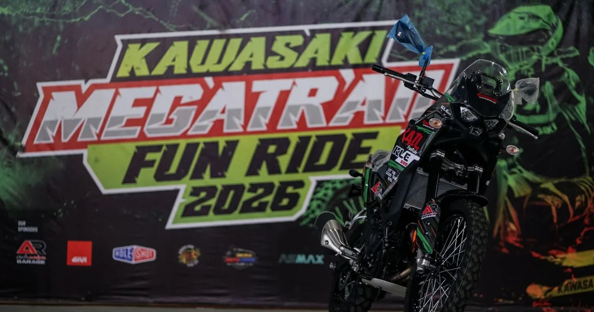 Kawasaki Megatrail 2026 Kembali, 393 Penunggang Harungi 150km Laluan "Off-Road" 3 Kawasaki Megatrail 2026 Kembali, 393 Penunggang Harungi 150km Laluan "Off-Road"