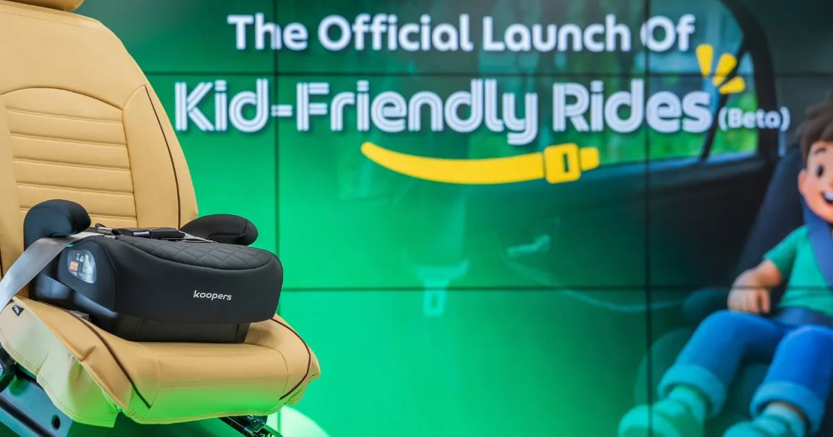 Grab Kini Ada Kid-Friendly Rides, Kerusi untuk Kanak-Kanak 4-12 Tahun 2 Grab Kini Ada Kid-Friendly Rides, Kerusi untuk Kanak-Kanak 4-12 Tahun
