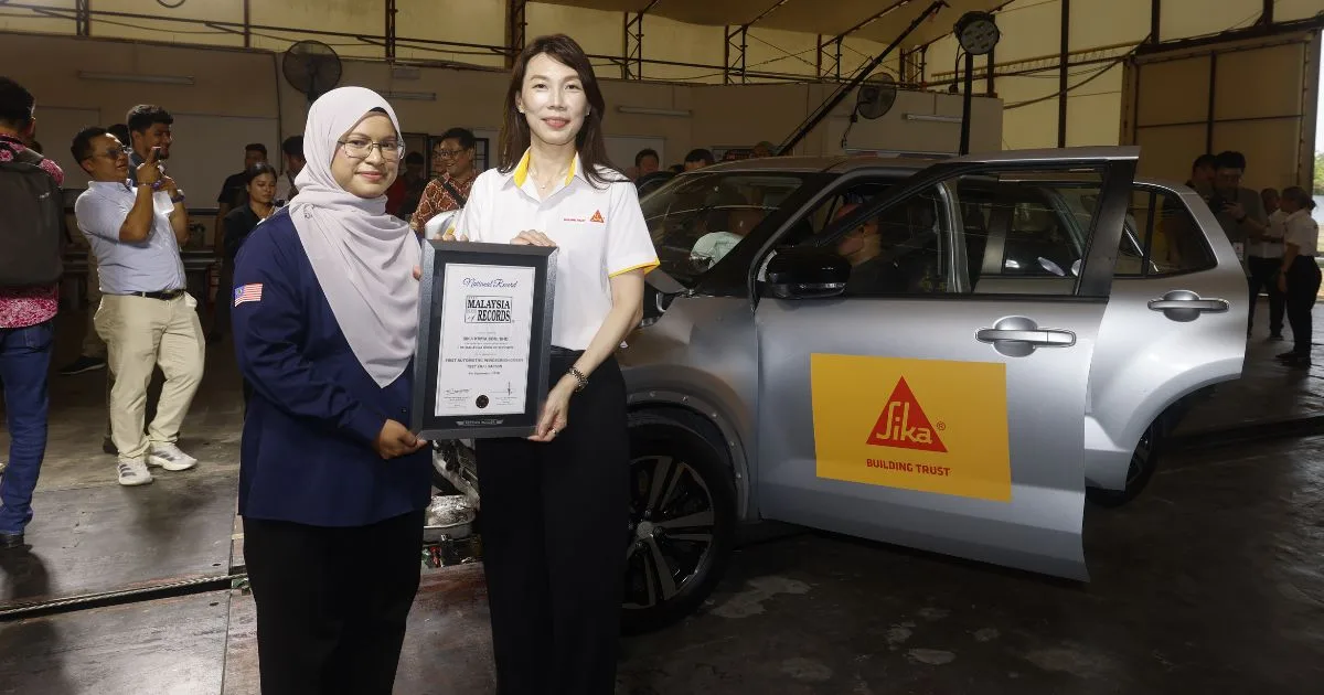 Sika Demonstrasi Ujian Pelanggaran Cermin Hadapan di MIROS Melaka 3 Sika Demonstrasi Ujian Pelanggaran Cermin Hadapan di MIROS Melaka