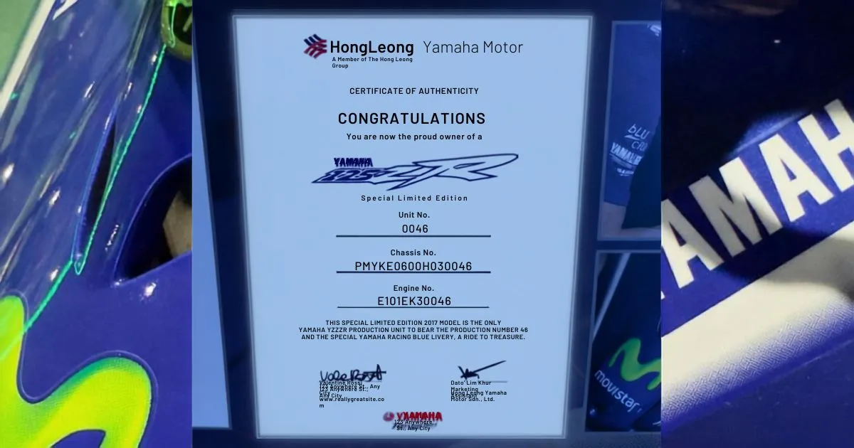 Yamaha 125ZR Movistar Unit 0046, Hanya Satu Di Dunia