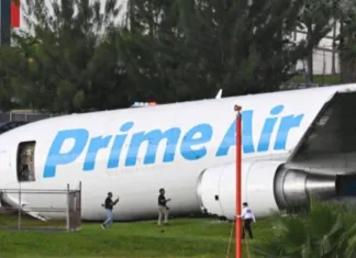 Pesawat Amazon Prime Air Terbabas dari Landasan, Lima Maut dan Lima Cedera