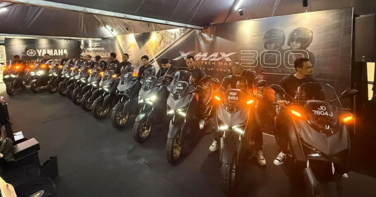 Yamaha Serah XMAX 300 Tech MAX Kepada 200 Pemilik Pertama 3 Yamaha Serah XMAX 300 Tech MAX Kepada 200 Pemilik Pertama