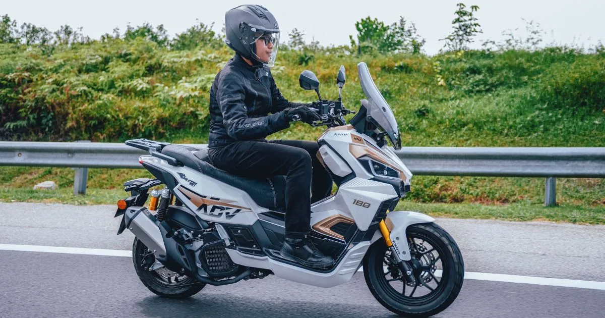 Aveta Falcon 180 Perluas Segmen Skuter Adventure Tempatan
