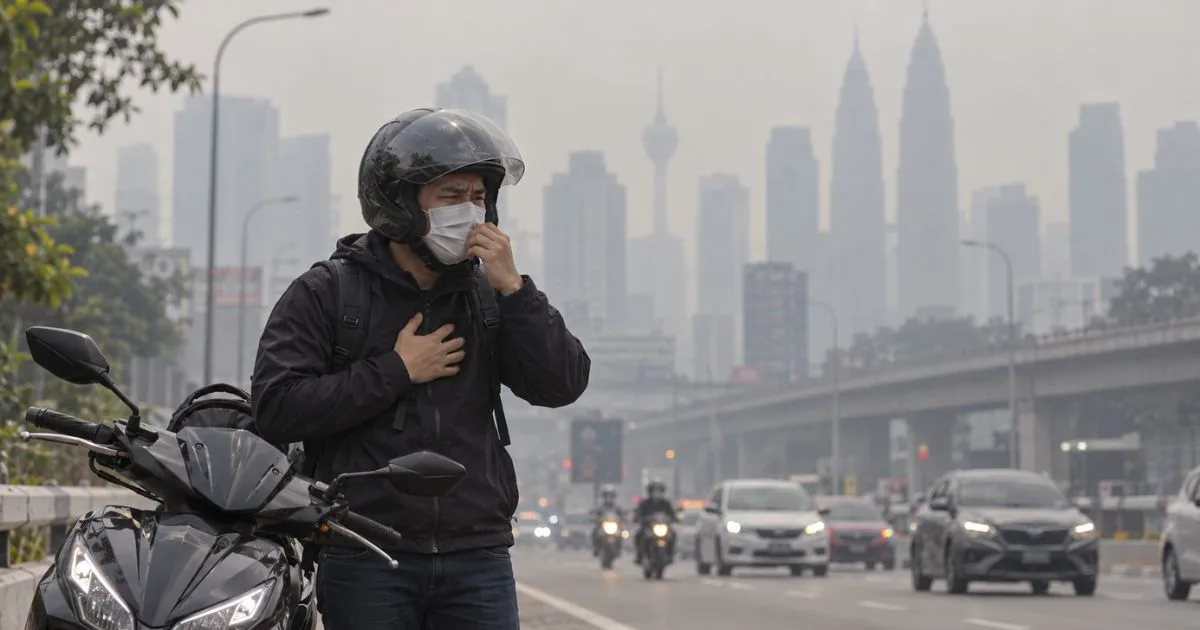 Kesan Jerebu Kepada Penunggang Motosikal, Ini Risiko Yang Ramai Tak Sedar