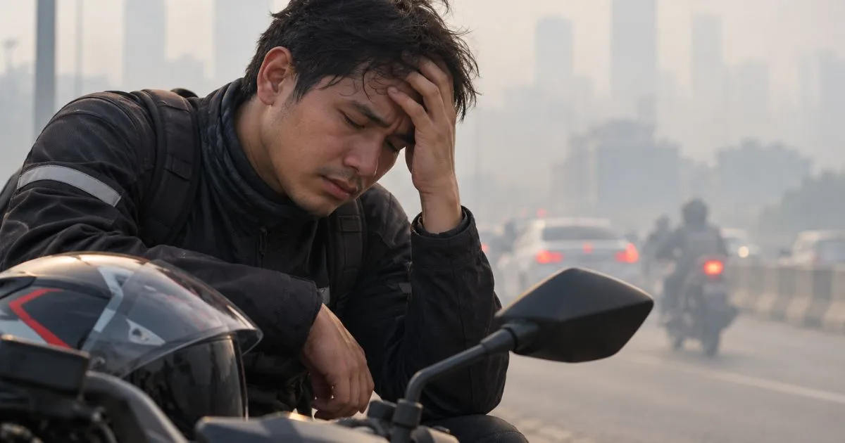 Kesan Jerebu Kepada Penunggang Motosikal, Ini Risiko Yang Ramai Tak Sedar