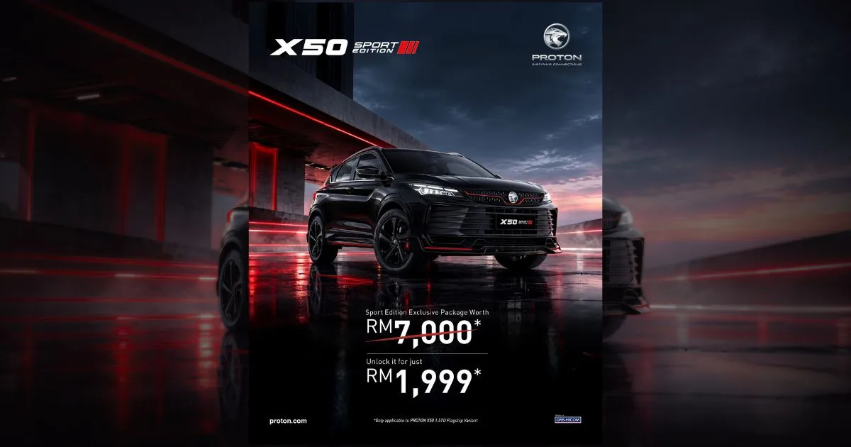 Proton X50 Sport Edition Dilancarkan! 4 proton